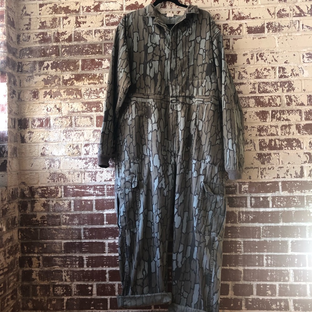 Authentic 1980s trebark utility suit